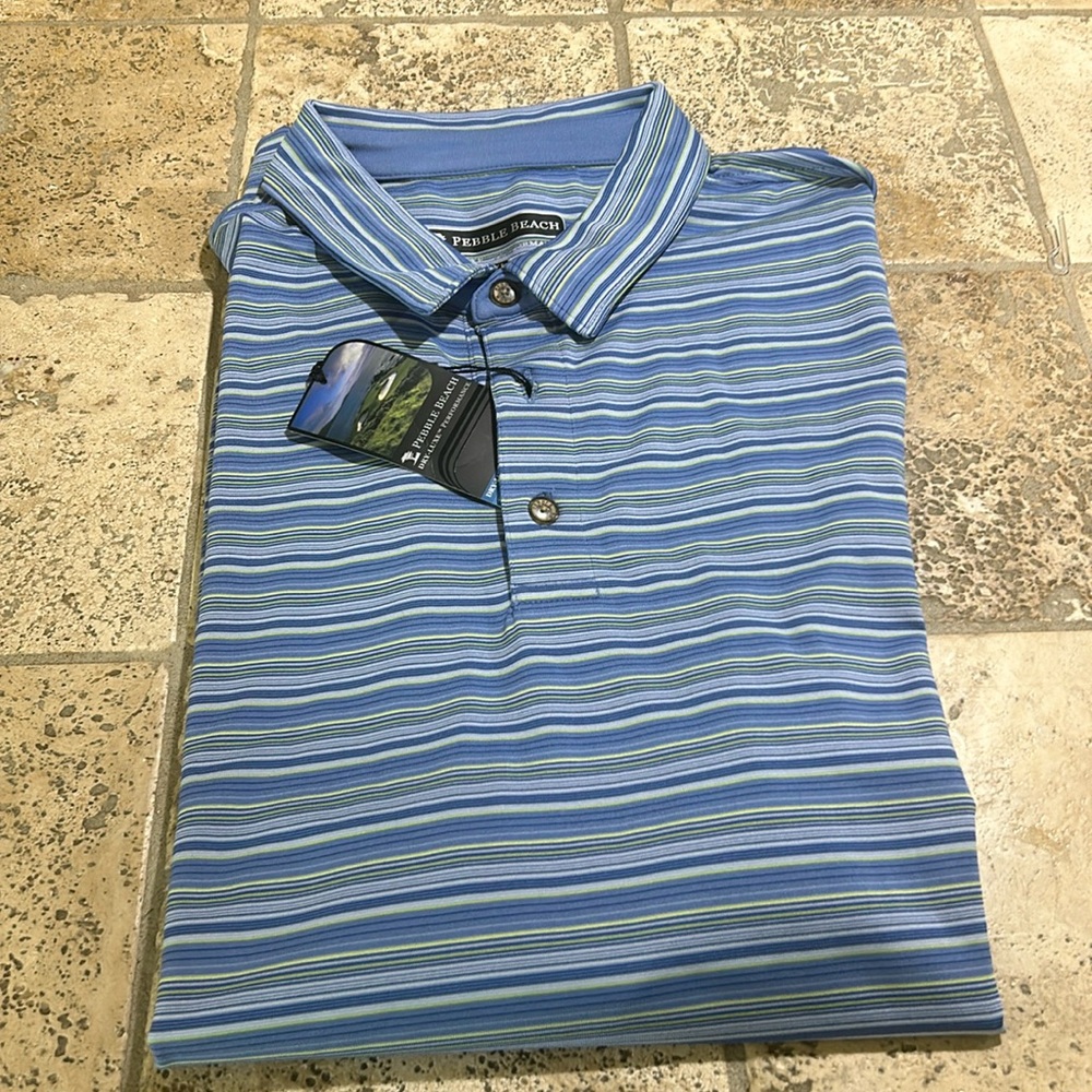 NWT PEBBLE BEACH GOLF SHIRT